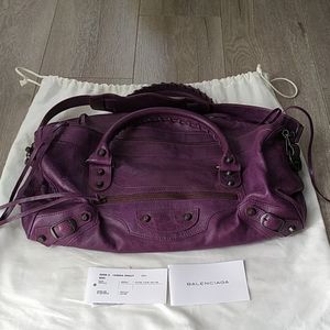 Balenciaga Agneau Raisin Twiggy